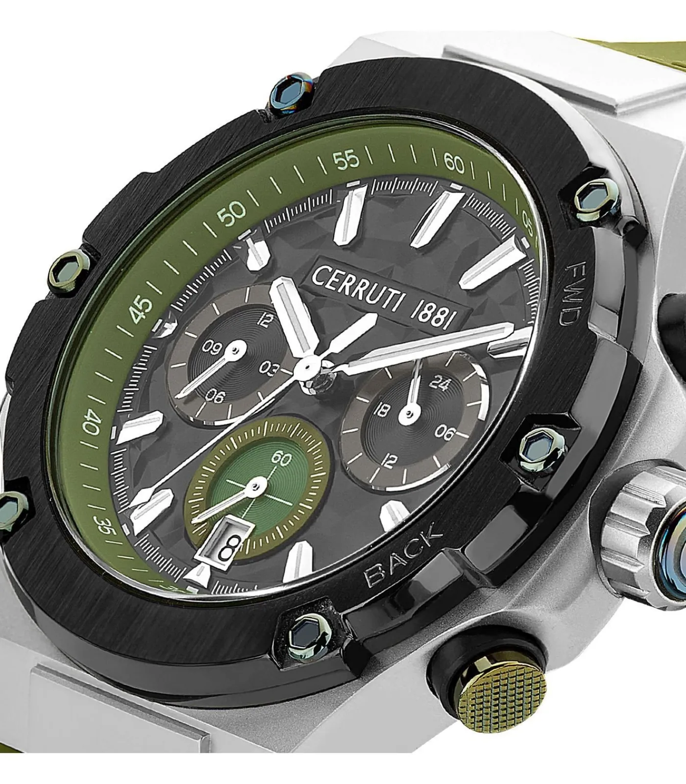Cerruti 1881 Chronograaf Lucardo Olive oliveGreen Discount