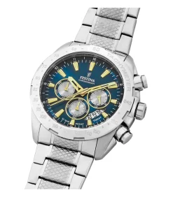 FESTINA Chronograaf Timeless Chronograph - Gold blue Clearance