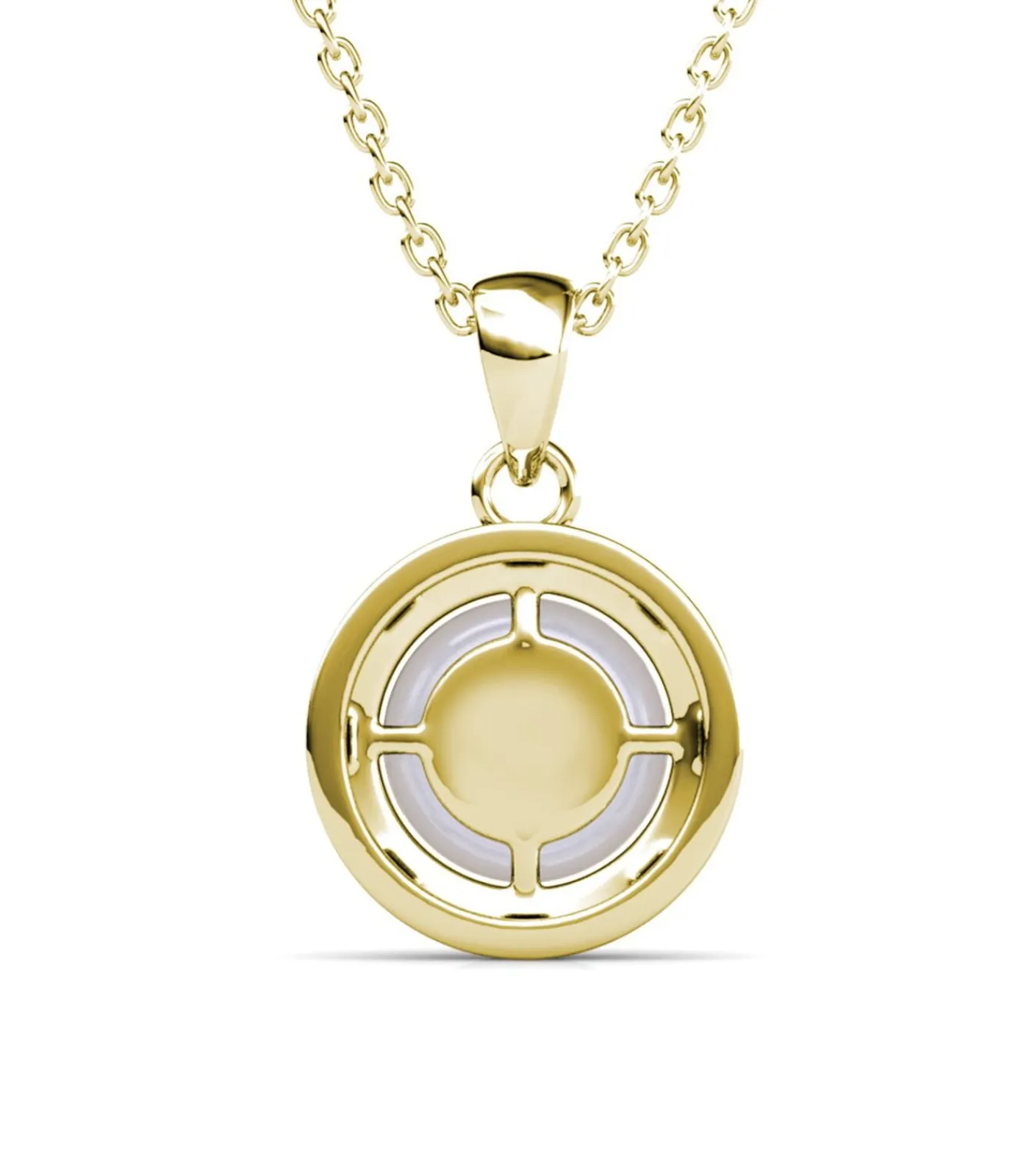 MYC-Paris Circlet parelhangers, Boheems kristal gold/white Best