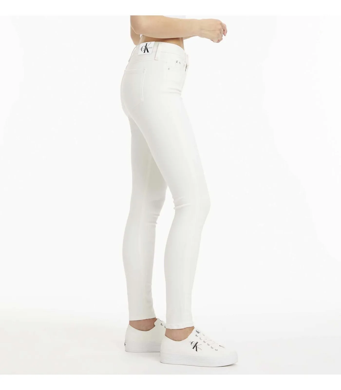 Calvin Klein Jeans Ck Jeans Mid Rise Skinny white Online