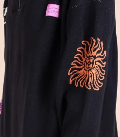 Oxbow Coltrui jurk met halve rits SOUANE black