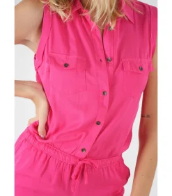 Deeluxe Combinaison pantalon couleur unie red Hot