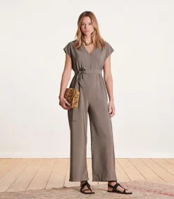 La Fée Maraboutée Combinatie pantalon kaki unie khaki Best