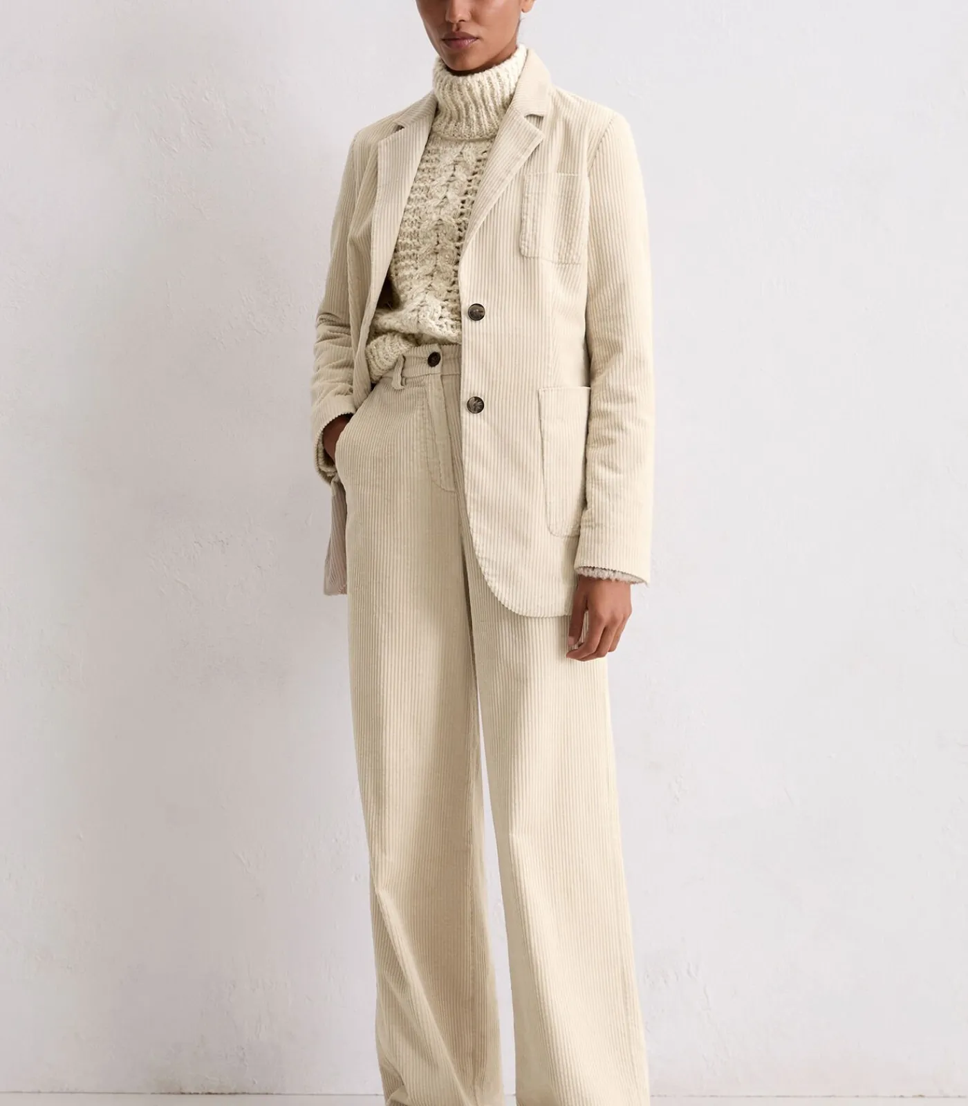 Marc O'Polo Corduroy blazer in de vorm van beige Best