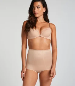 Hunkemöller Corrigerende hoge tailleslip beige Outlet