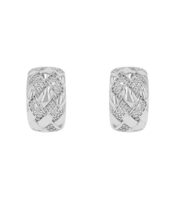 JOOP! Creole voor dames, zilver 925, zirkonia silver Discount