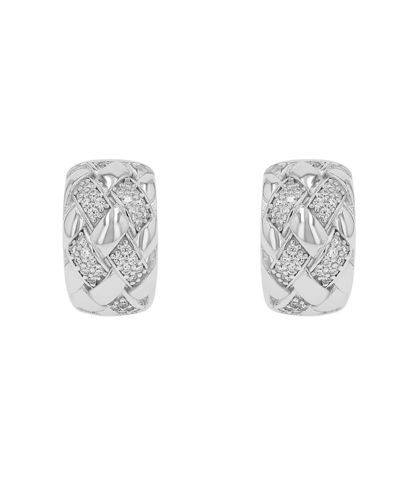 JOOP! Creole voor dames, zilver 925, zirkonia silver Discount