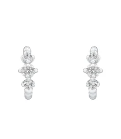 Amor Creolen für Damen, 925 Sterling Silber, Zirkonia synth. silver Discount