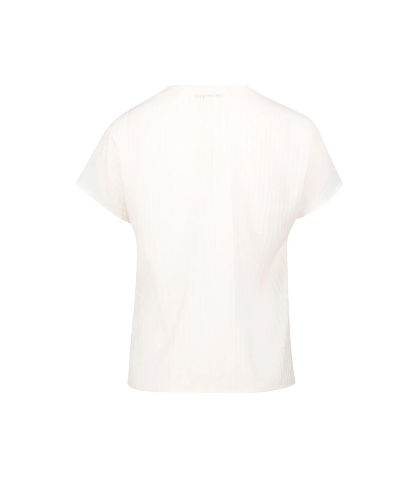Zero Crinkle-Bluse ivory Sale