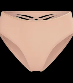 Marlies Dekkers Dame de paris 8 cm brazilian slip glossy XL camel Best