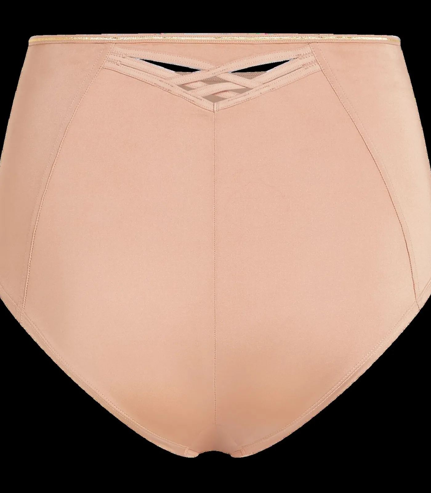 Marlies Dekkers Dame de paris high waist slip glossy L camel Discount