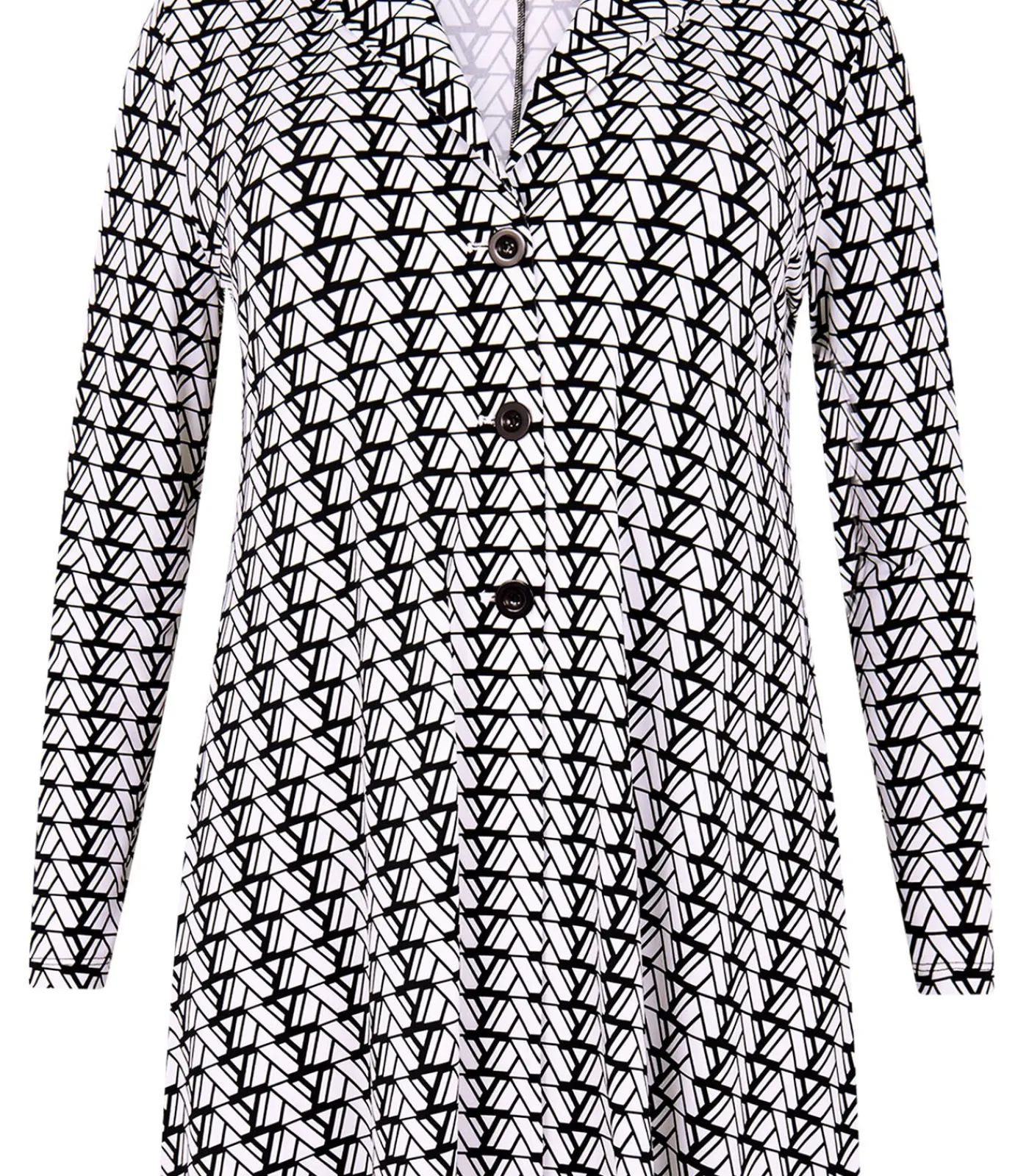 YOEK Dames Blazer met grafische print beige Clearance