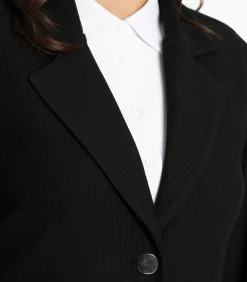 YOEK Dames Blazer met knoopsluiting black Best