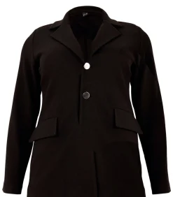 YOEK Dames Blazer met knoopsluiting black Best