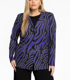 YOEK Dames Blazer met knoopsluiting black Clearance