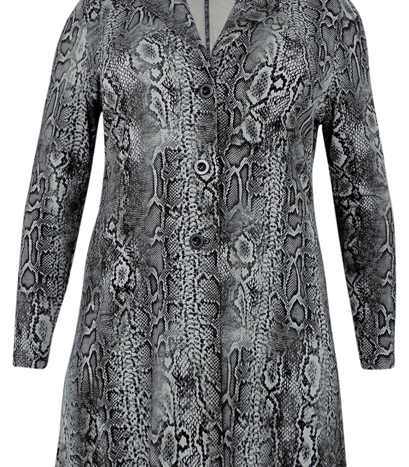 YOEK Dames Blazer met knoopsluiting gray Outlet
