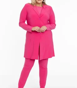 YOEK Dames Blazer met lange mouwen pink Best