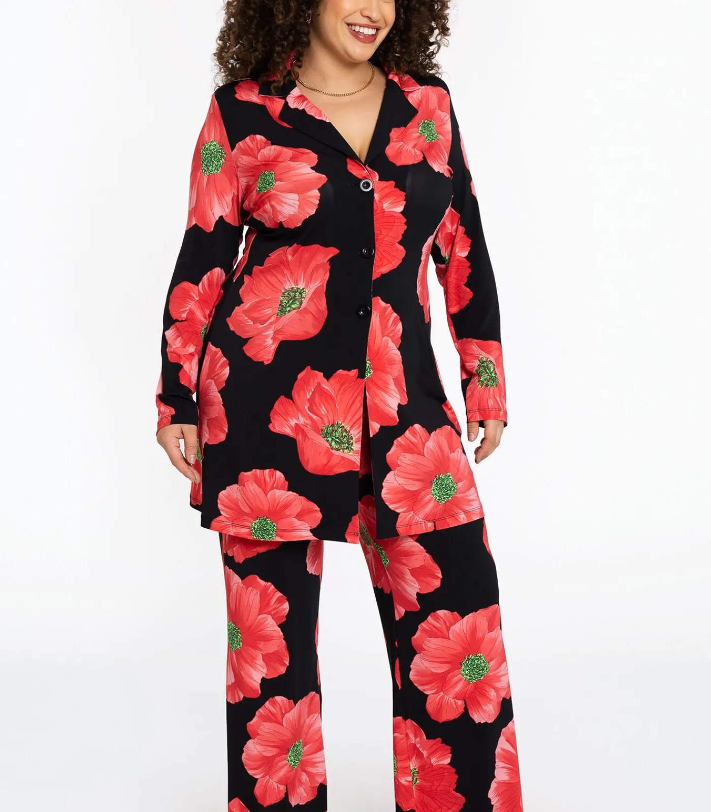 YOEK Dames Blazer met lange mouwen red Hot