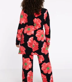 YOEK Dames Blazer met lange mouwen red Hot
