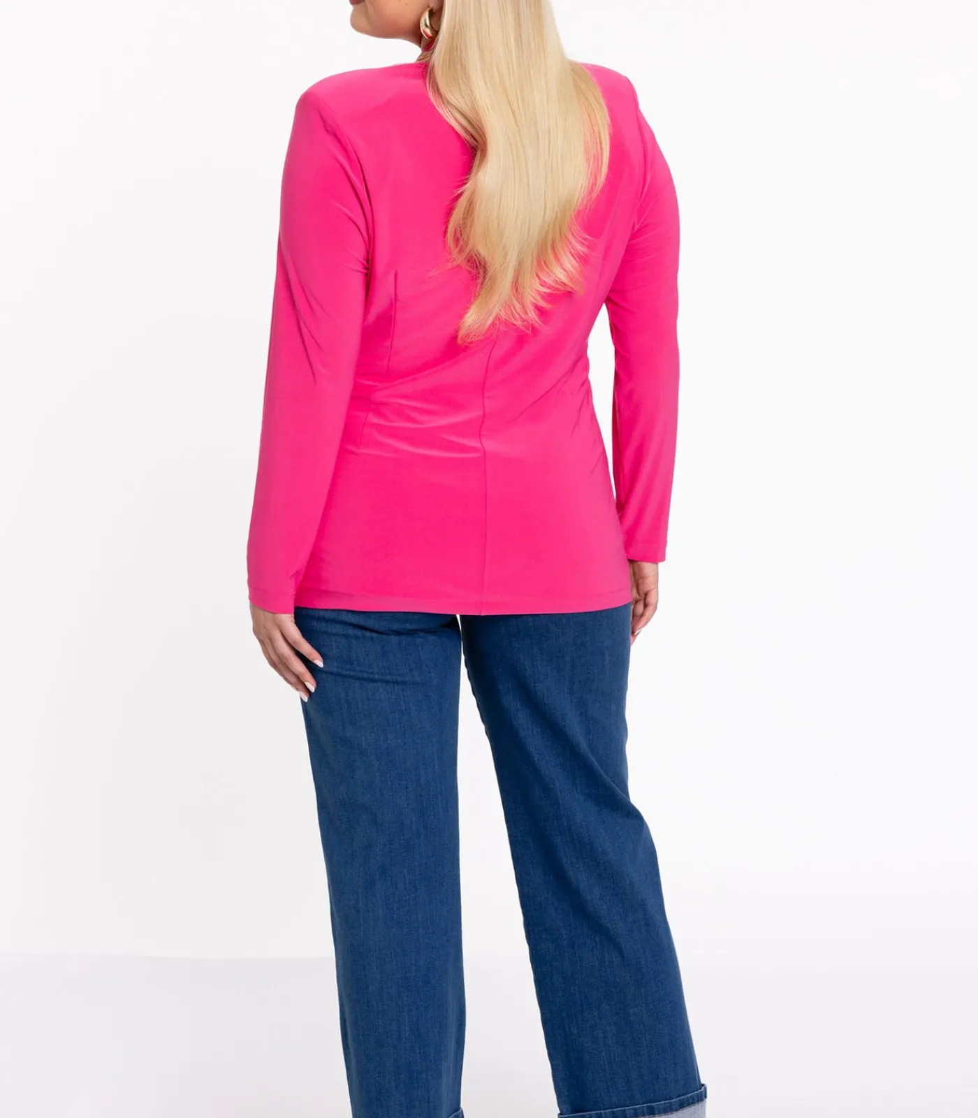 YOEK Dames Blazer met lange mouwen pink Hot