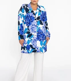 YOEK Dames Blazer print purple Outlet
