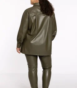 YOEK Dames Blouse met lange mouwen lightGreen Outlet