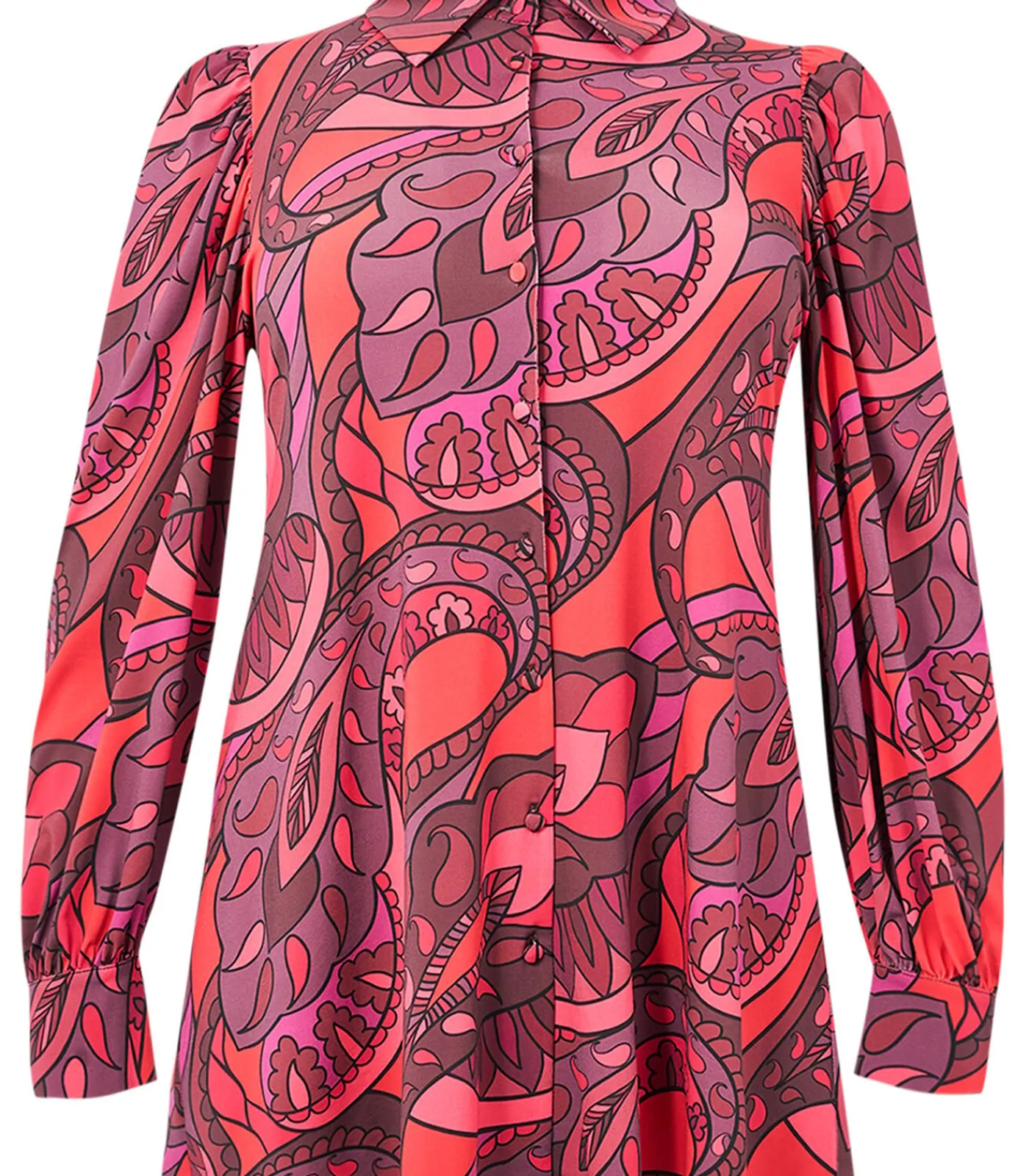 YOEK Dames Blouse print red Discount