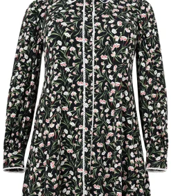 YOEK Dames Blouse print black Outlet