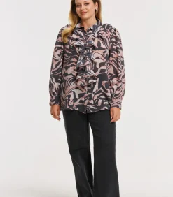 YOEK Dames Blouse print black Online