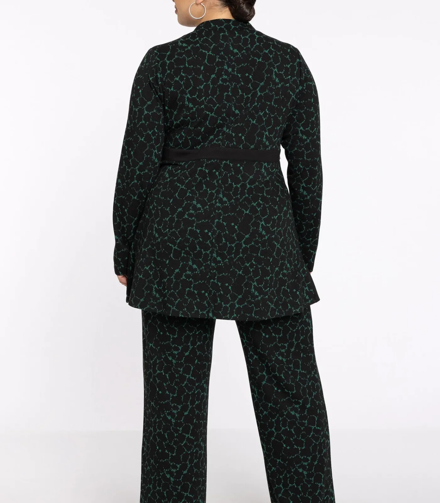 YOEK Dames Broek met een elastieken tailleband green Discount