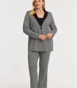 YOEK Dames Broek print black Discount