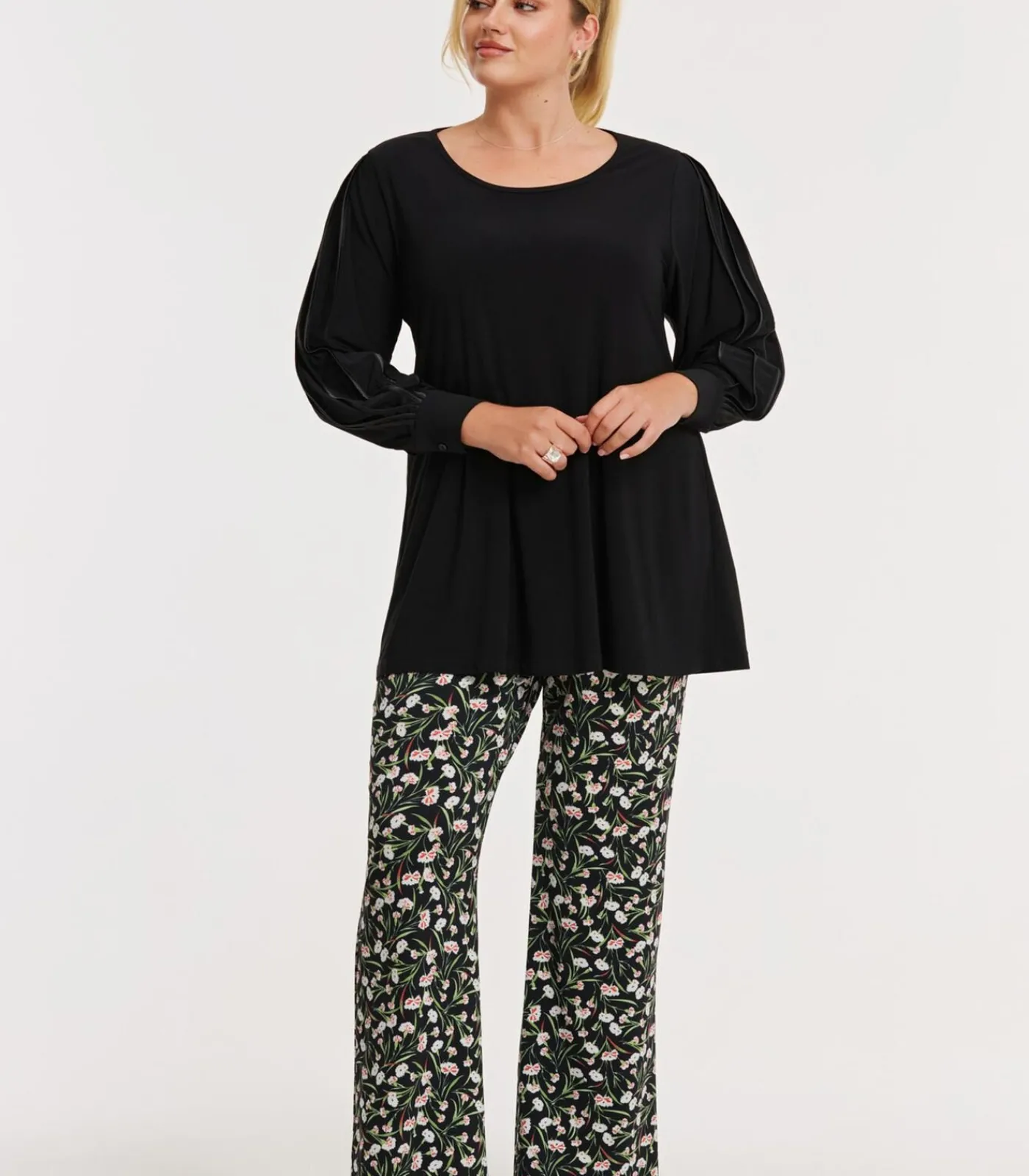 YOEK Dames Broek print black Sale
