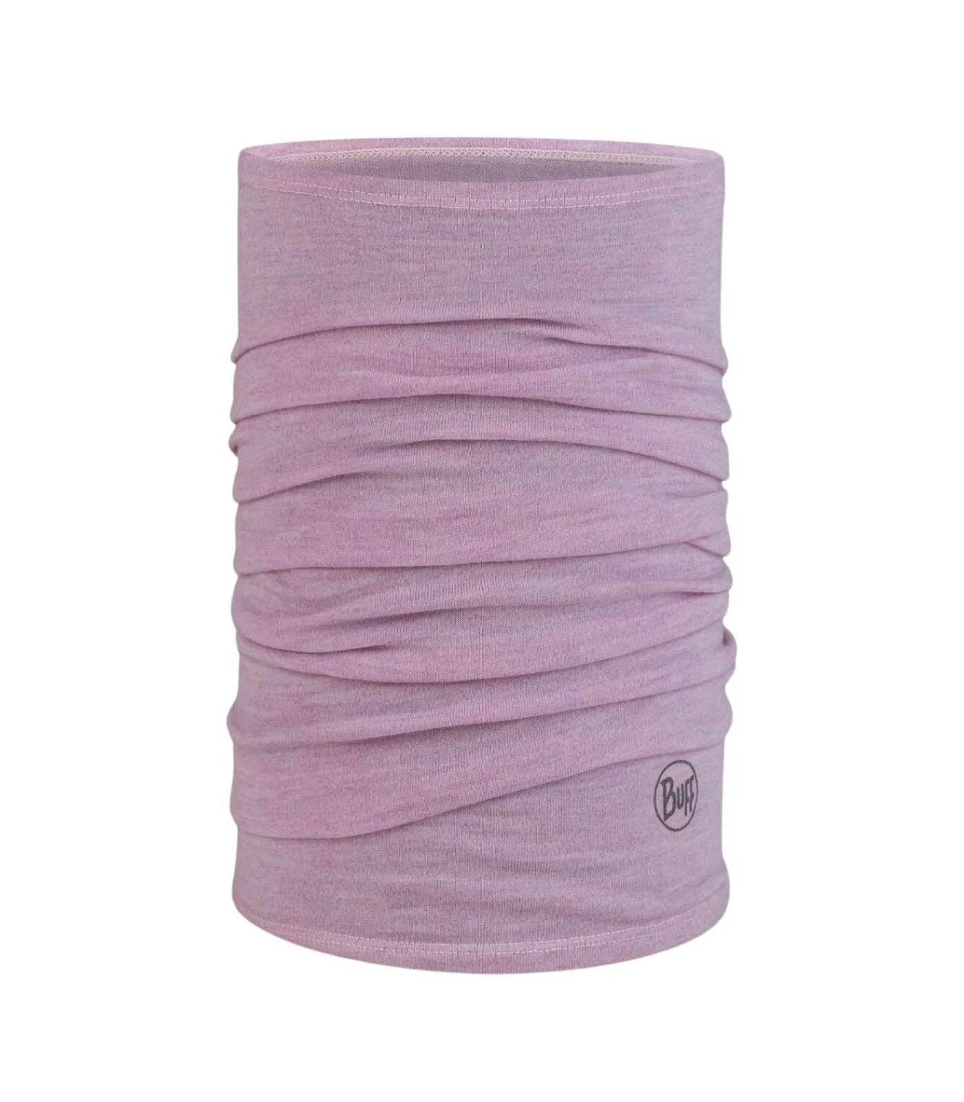 BUFF Dames choker van halfdikke merinoswol Melang pink Discount