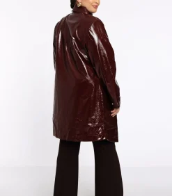 YOEK Dames Jacket print darkRed Online