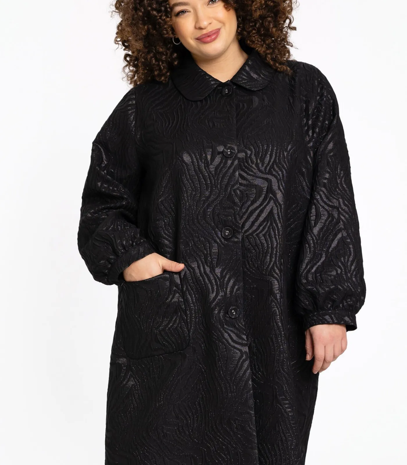 YOEK Dames Jas met lange mouwen black Best
