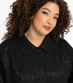 YOEK Dames Jas met lange mouwen black Best