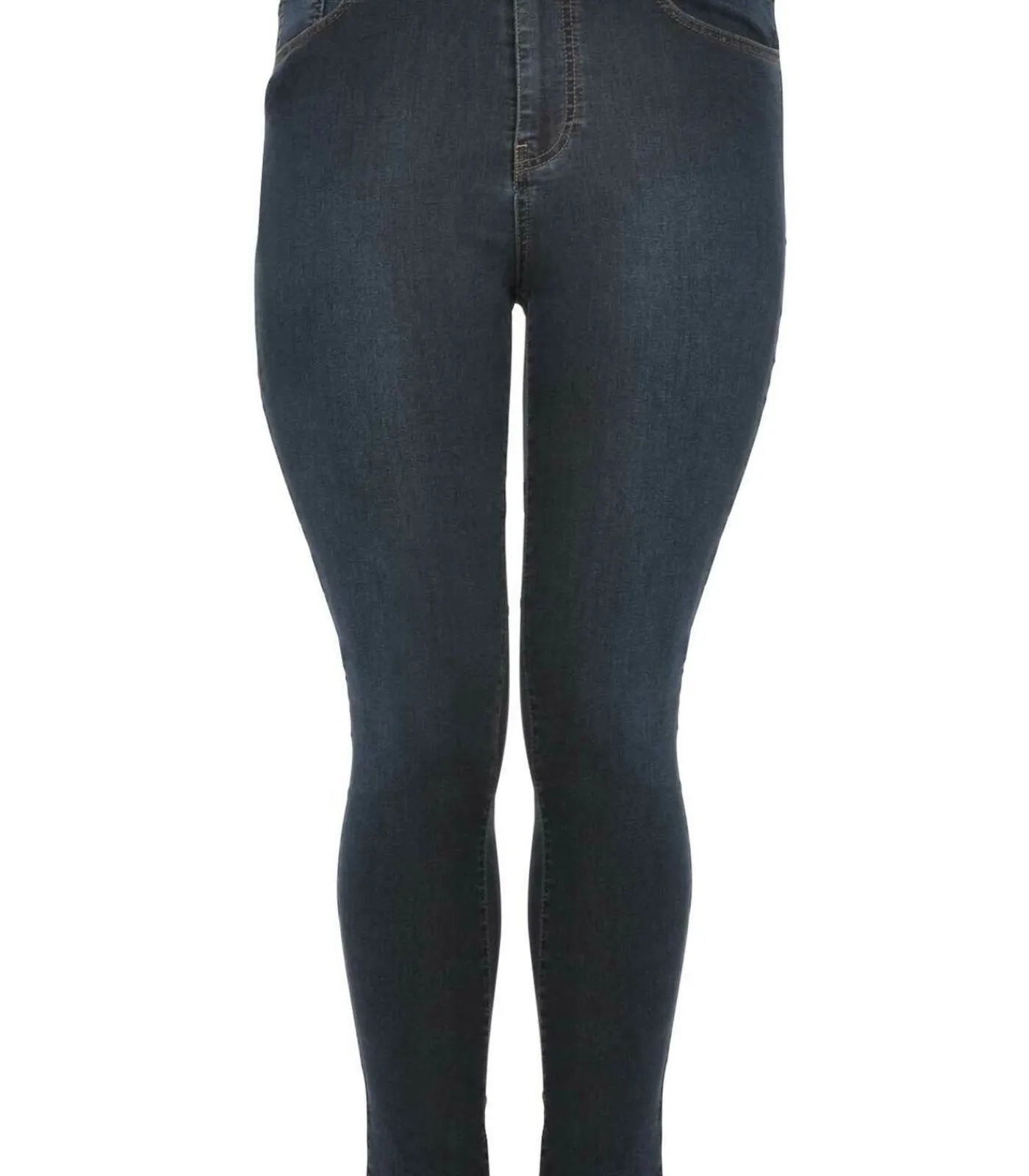 YOEK Dames Jeans jeans high waist darkBlue Outlet