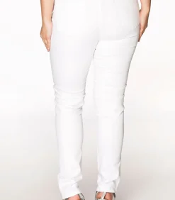 YOEK Dames Jeans skinny white Hot
