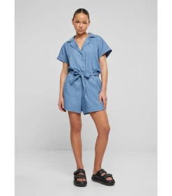 Urban Classics Dames jumpsuit blue