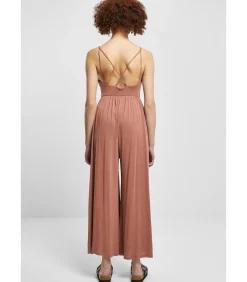 Urban Classics Dames jumpsuit Modal Spaghetti red Sale