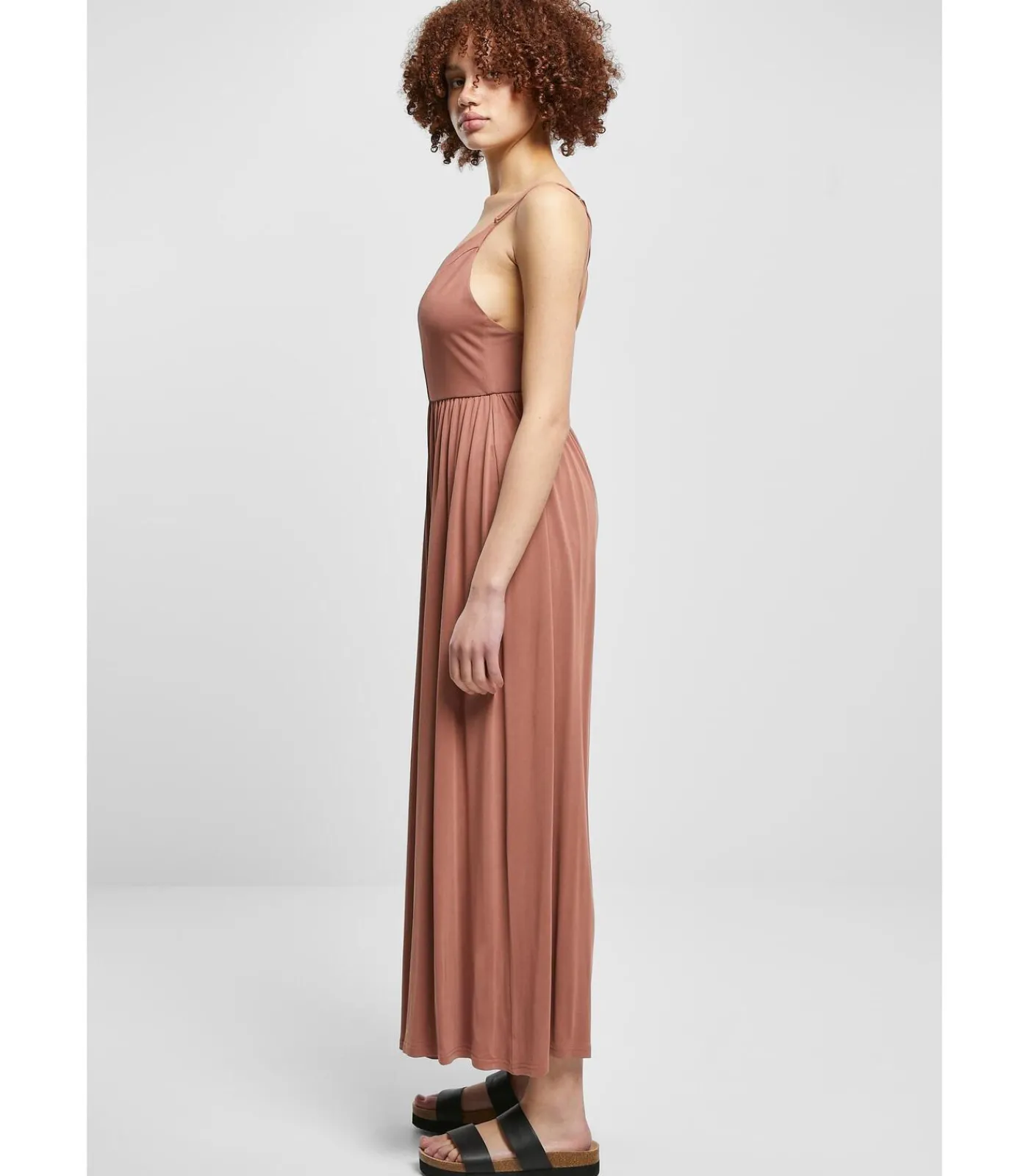 Urban Classics Dames jumpsuit Modal Spaghetti red Sale