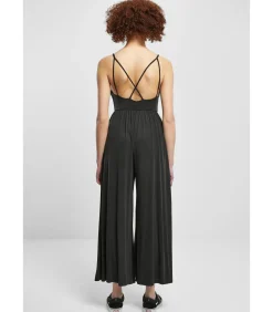 Urban Classics Dames jumpsuit Modal Spaghetti black Outlet