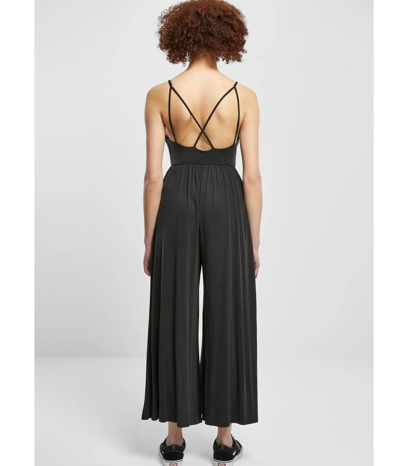Urban Classics Dames jumpsuit Modal Spaghetti black Outlet
