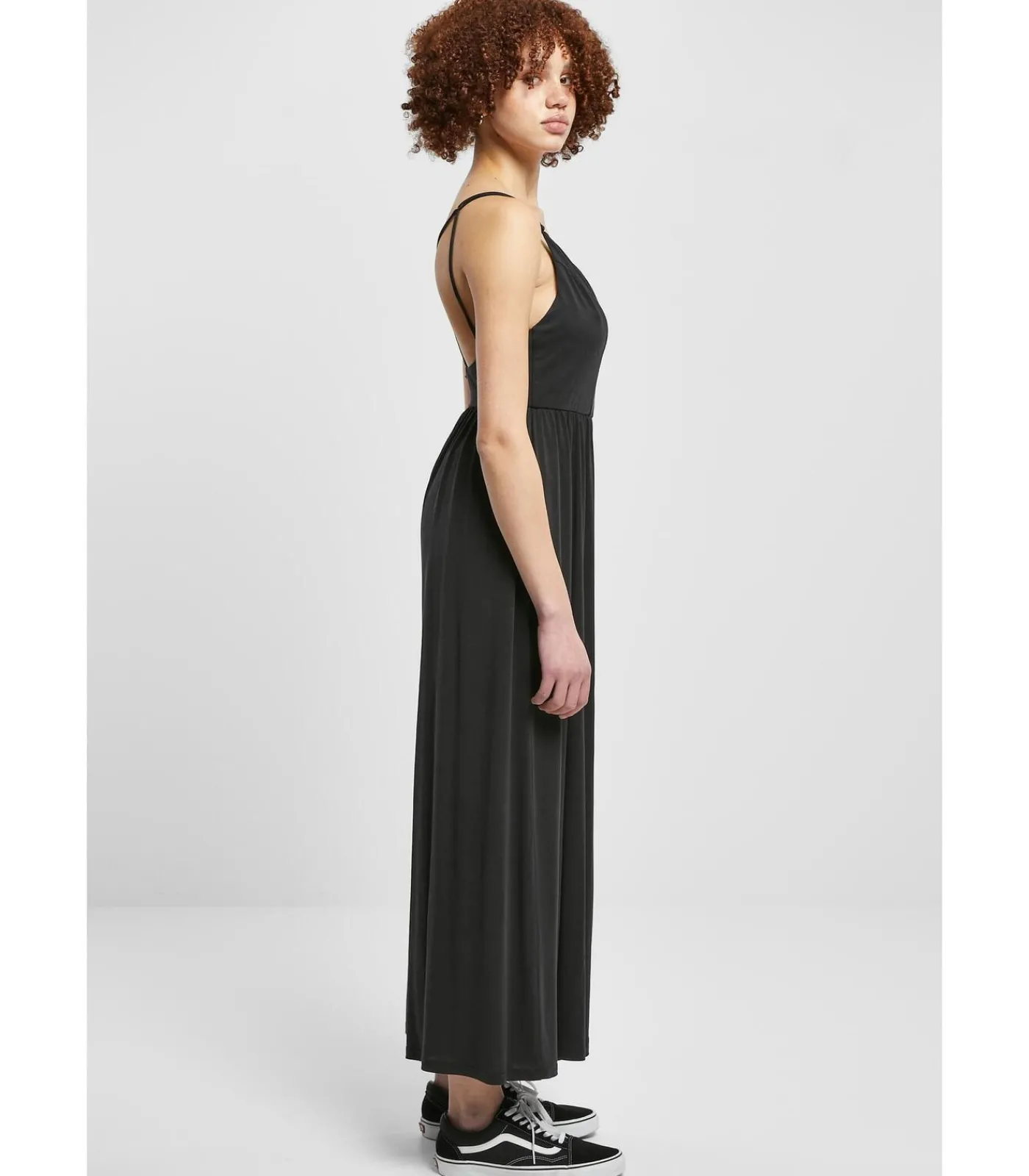 Urban Classics Dames jumpsuit Modal Spaghetti black Outlet