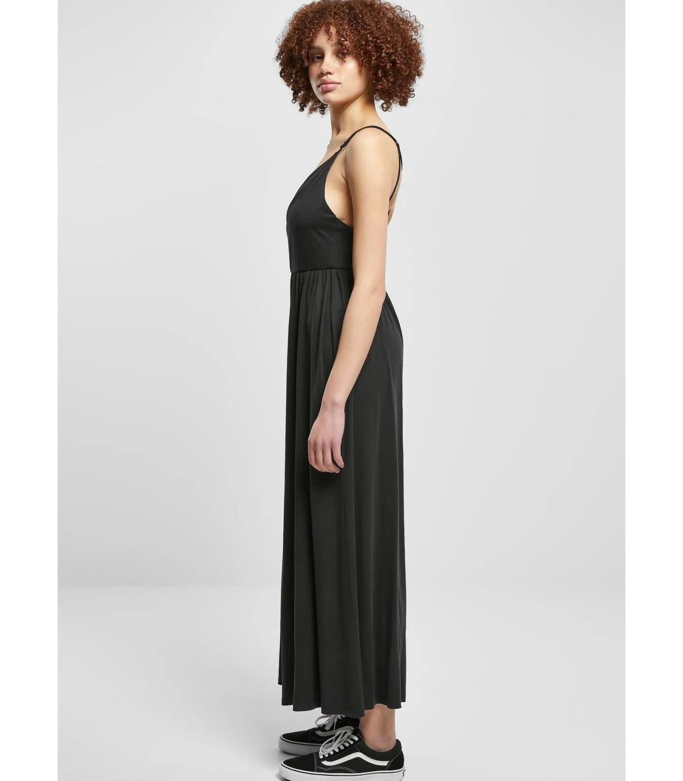 Urban Classics Dames jumpsuit Modal Spaghetti black Outlet