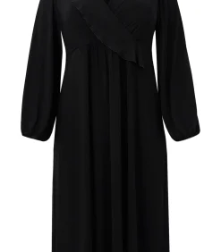 YOEK Dames Jurk met lange mouwen black Outlet