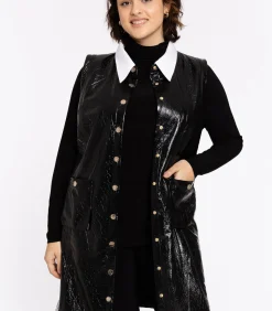 YOEK Dames Jurk mouwloos black Hot