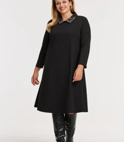 YOEK Dames Jurk print black Discount