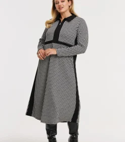 YOEK Dames Jurk print black Clearance