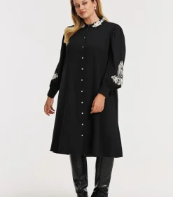 YOEK Dames Jurk print black Clearance